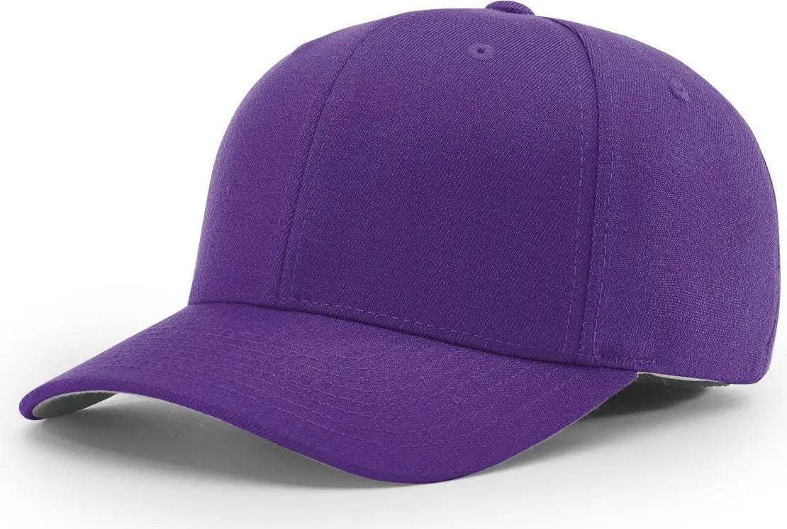 Richardson 585 Acrylic-Wool Blend R-Flex Cap - Purple - Purple / LG-XL