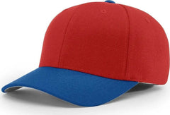 Richardson 585 Wool Blend R-Flex Caps - Red Royal - Red Royal / SM