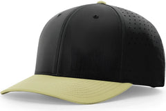 Richardson 632 Laser Perf R-Flex Snapback Cap - Black Vegas Gold - Black Vegas Gold / S