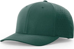 Richardson 632 Laser Perf R-Flex Snapback Cap - Dark Green - Forest / S