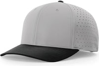 Richardson 632 Laser Perf R-Flex Snapback Cap - Gray Black - Gray Black / S