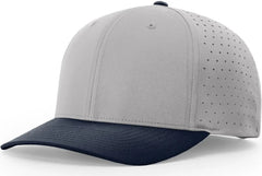 Richardson 632 Laser Perf R-Flex Snapback Cap - Gray Navy - Gray Navy / S