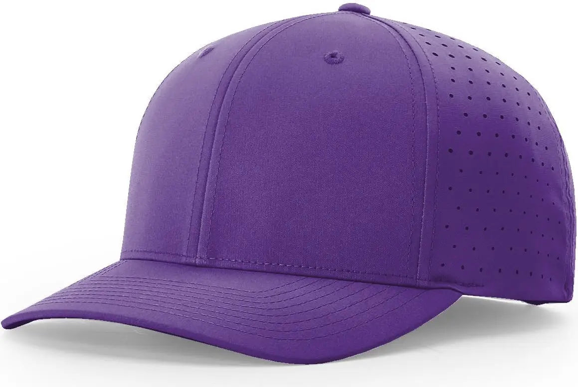Richardson 632 Laser Perf R-Flex Snapback Cap - Purple - Purple / S