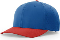 Richardson 632 Laser Perf R-Flex Snapback Cap - Royal Red - Royal Red / S