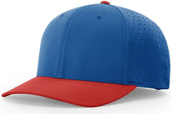 Richardson 632 Laser Perf R-Flex Snapback Cap - Royal Red - Royal Red / S