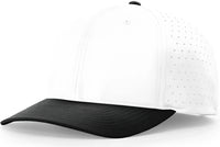 Richardson 632 Laser Perf R-Flex Snapback Cap - White Black - White Black / S