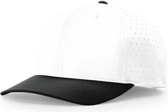 Richardson 632 Laser Perf R-Flex Snapback Cap - White Black - White Black / S