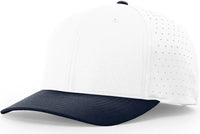Richardson 632 Laser Perf R-Flex Snapback Cap - White Navy - White Navy / S