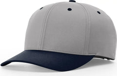 Richardson 634 Ignite LT R-Flex Adjustable Micro Hook & Loop Cap - Gray Navy - Gray Navy / S