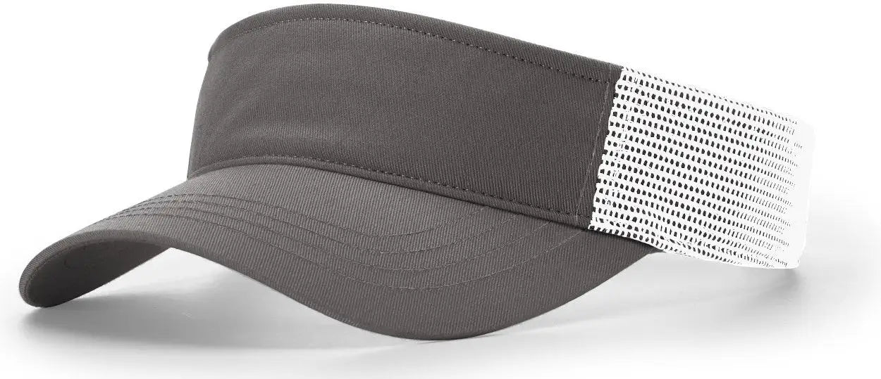 Richardson 712 Trucker Visor - Charcoal White - Dark Gray White / OSFM