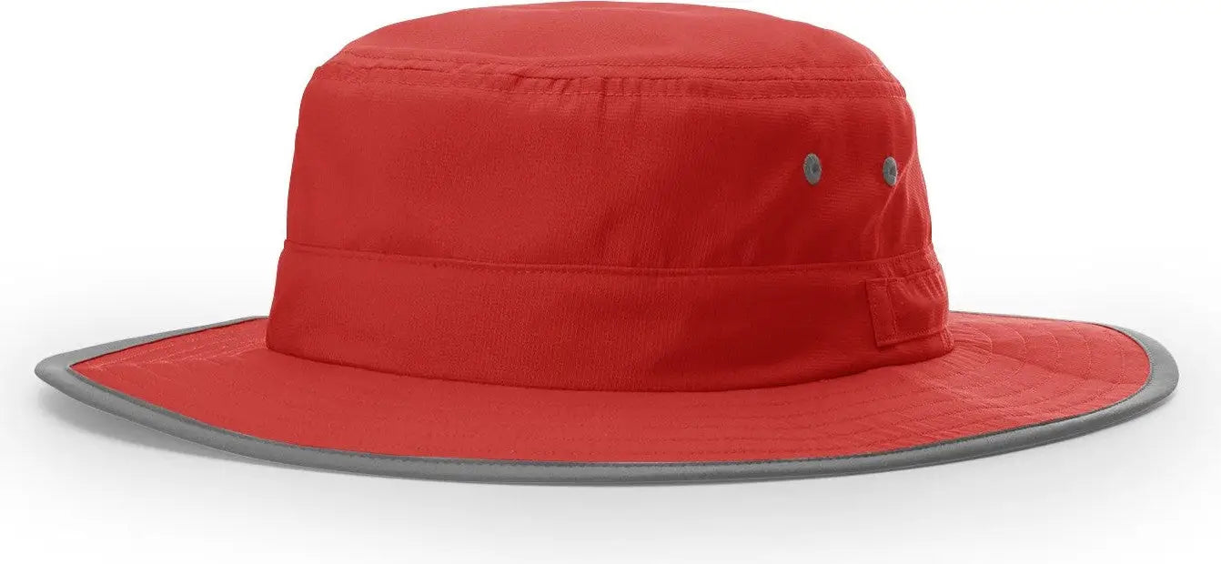 Richardson 810 Lite Wide Brim Hat - Red - Red / OSFM