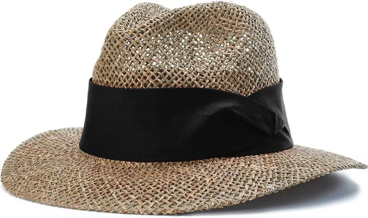 Richardson 822 Straw Safari Hats - Black - Black / OSFM