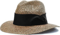 Richardson 822 Straw Safari Hats - Black - Black / OSFM