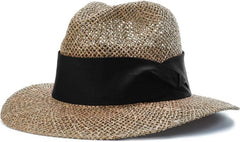 Richardson 822 Straw Safari Hats - Black - Black / OSFM