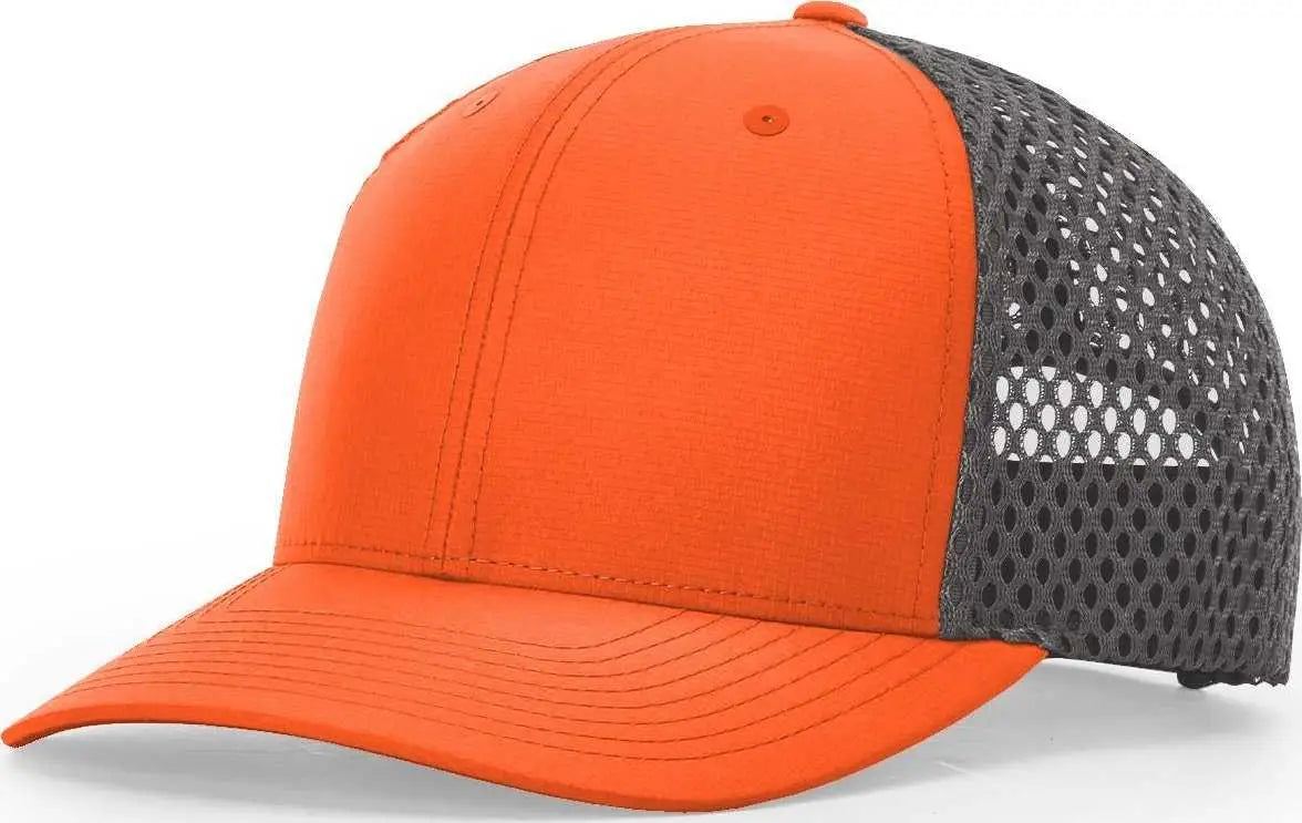 Richardson 835 Tilikum Caps - Blaze Orange Charcoal - Blaze Dark Gray / OSFM