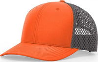 Richardson 835 Tilikum Caps - Blaze Orange Charcoal - Blaze Dark Gray / OSFM