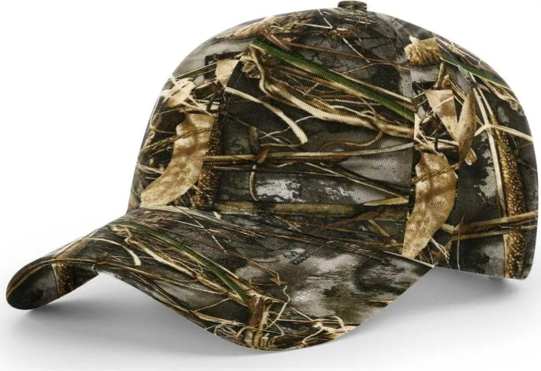 Richardson 843 Casual Twill Camo Strapback Caps - Realtree Max7 - Realtree / OSFM