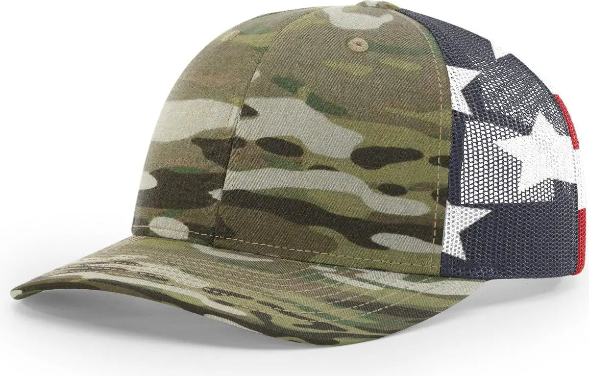 Richardson 862 Multicam Trucker Cap - Multicam Original Flag - Multicam Original Flag / OSFM