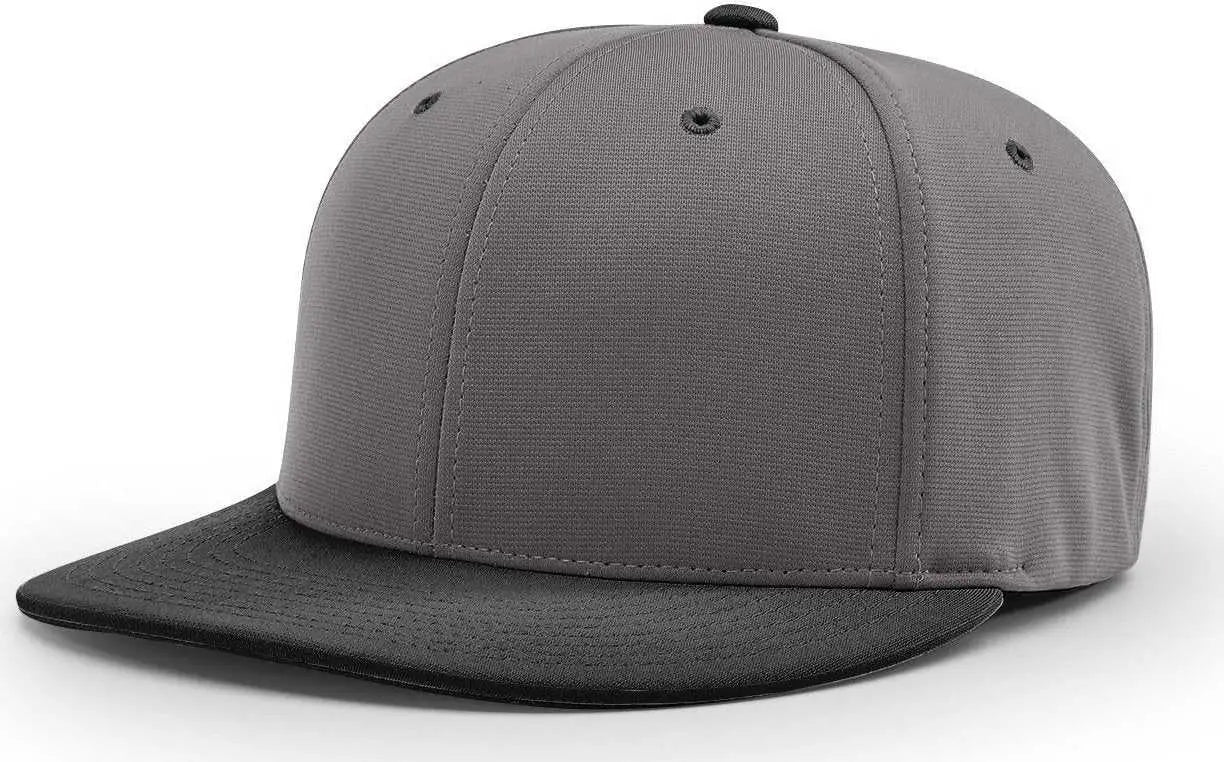 Richardson PTS20 Pulse R-Flex Caps - Charcoal Black - Dark Gray Black / XS-SM