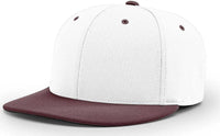 Richardson PTS20 Pulse R-Flex Caps - White Maroon - White Maroon / XS-SM