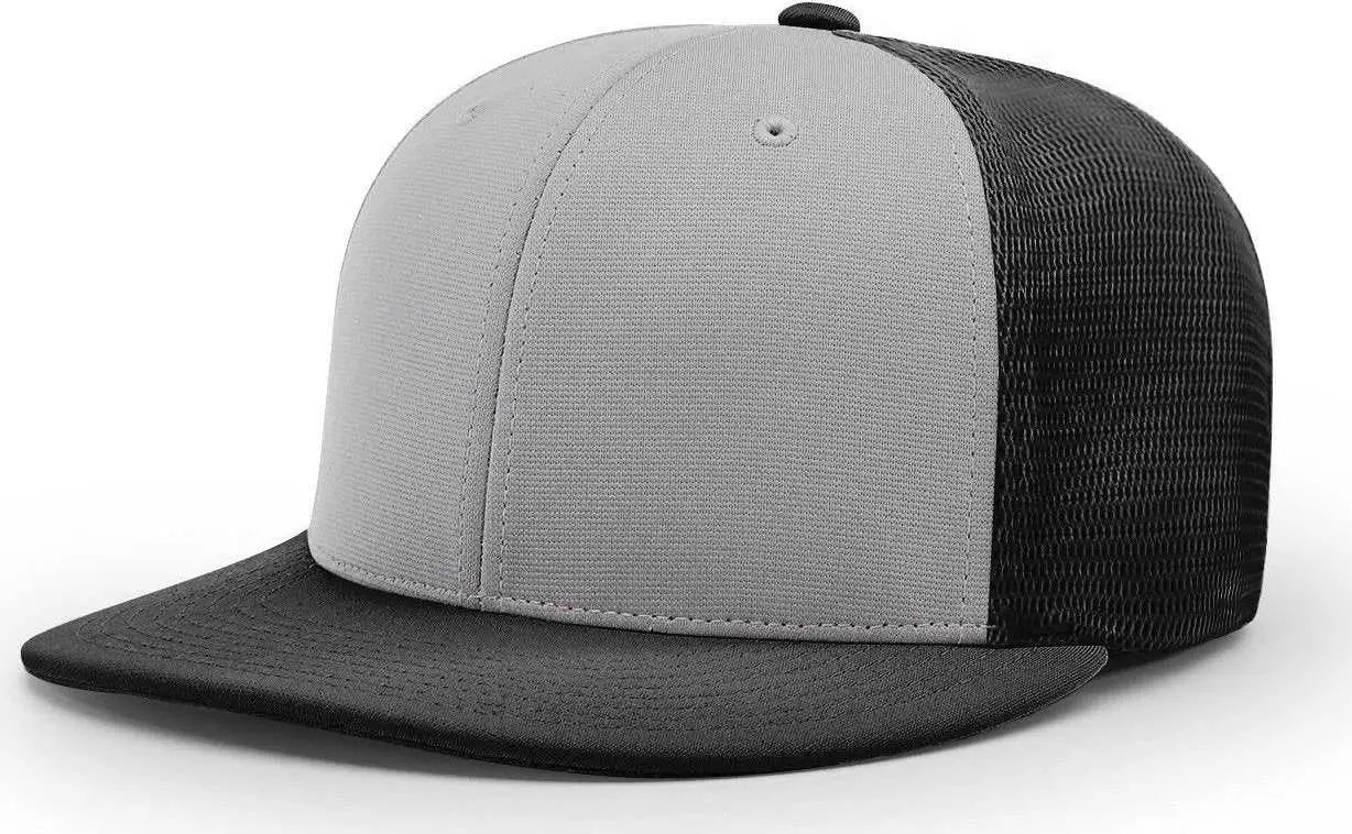 Richardson PTS20M Pulse/Mesh Back Caps - Gray Black Alt - Gray Black / XS-SM