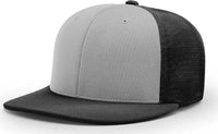 Richardson PTS20M Pulse/Mesh Back Caps - Gray Black Alt - Gray Black / XS-SM