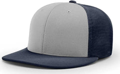 Richardson PTS20M Pulse/Mesh Back Caps - Gray Navy Alt - Gray Navy / XS-SM