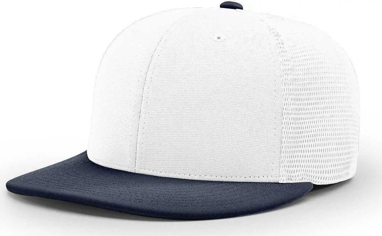 Richardson PTS20M Pulse/Mesh Back Caps - White Navy - White Navy / XS-SM