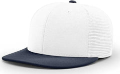 Richardson PTS20M Pulse/Mesh Back Caps - White Navy - White Navy / XS-SM