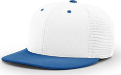 Richardson PTS20M Pulse/Mesh Back Caps - White Royal - White Royal / XS-SM