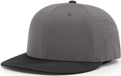 Richardson PTS30 Lite R-Flex Caps - Charcoal Black - Dark Gray Black / XS-SM