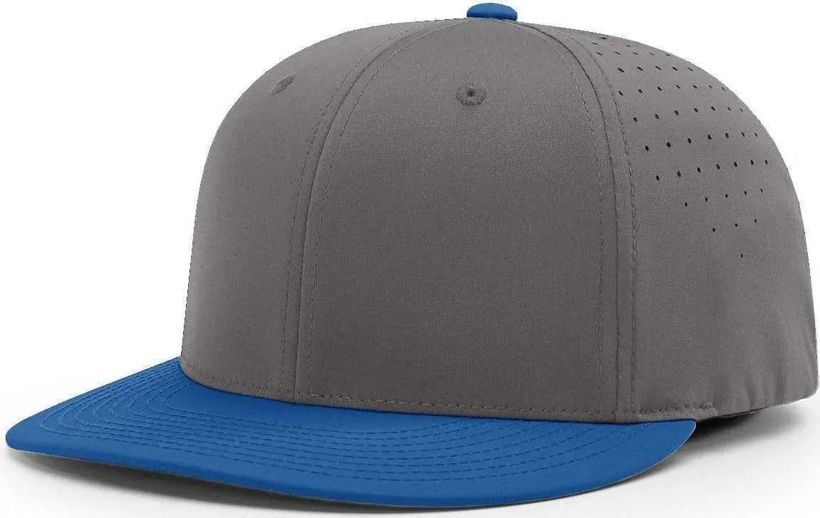 Richardson PTS30 Lite R-Flex Caps - Charcoal Royal - Dark Gray Royal / XS-SM