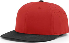 Richardson PTS30 Lite R-Flex Caps - Red Black - Red Black / XS-SM