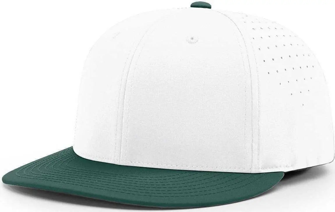 Richardson PTS30 Lite R-Flex Caps -White Dark Green Alt - White Forest / XS-SM