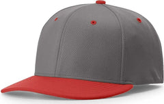 Richardson PTS50 Matrix R-Flex Caps - Charcoal Red - Dark Gray Red / XS-SM