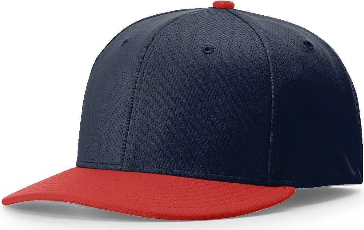 Richardson PTS50 Matrix R-Flex Caps - Navy Red - Navy Red / XS-SM