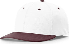 Richardson PTS50 Matrix R-Flex Caps - White Maroon - White Maroon / XS-SM