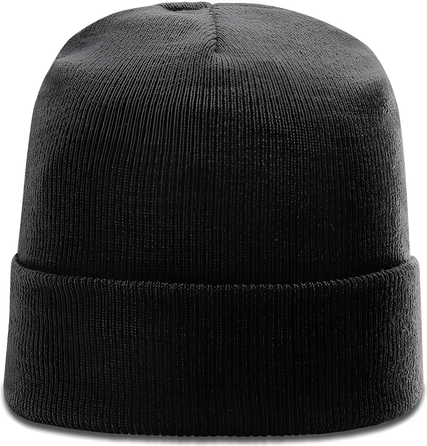 Richardson R18 Solid Beanie with Cuff - Black - Black / OSFM