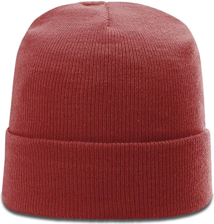 Richardson R18 Solid Beanie with Cuff - Cardinal - Cardinal / OSFM