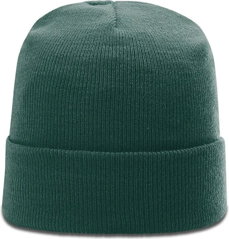 Richardson R18 Solid Beanie with Cuff - Dark Green - Forest / OSFM