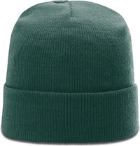 Richardson R18 Solid Beanie with Cuff - Dark Green - Forest / OSFM