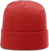 Richardson R18 Solid Beanies with Cuff - Red - Red / OSFM