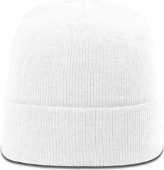 Richardson R18 Solid Beanies with Cuff - White - White / OSFM