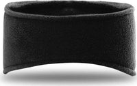 Richardson R22 Microfleece Headbands - Black - Black / OSFM