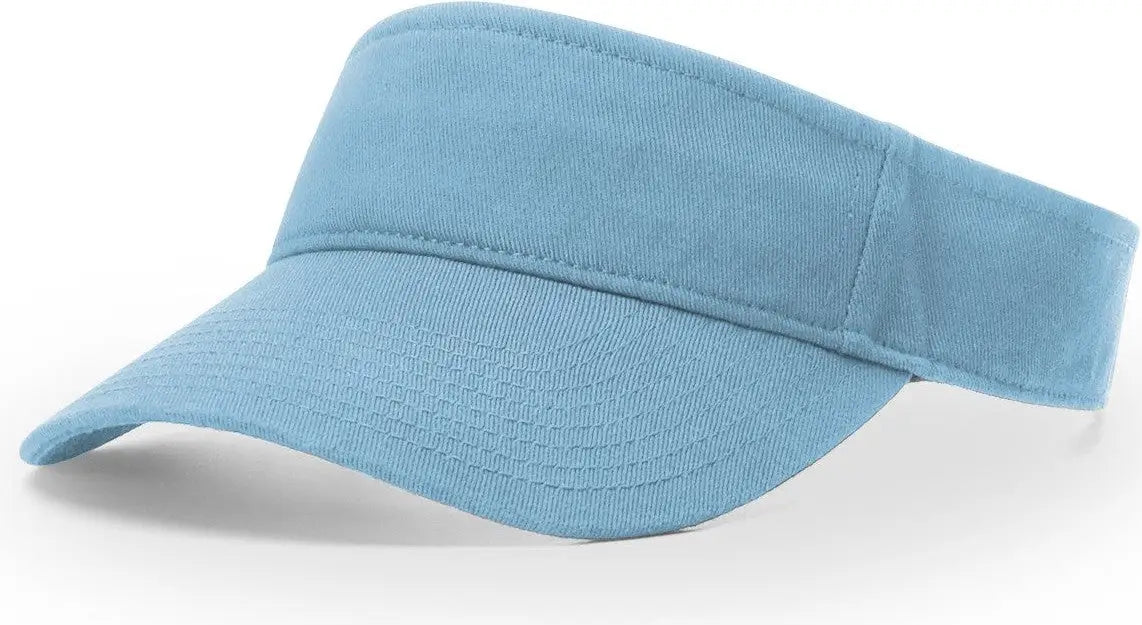 Richardson R45 Garment Washed Visor - Columbia Blue - Columbia Blue / OSFM