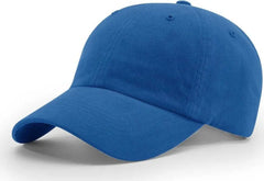 Richardson R55 Garment Washed Twill Caps - Royal - Royal / OSFM