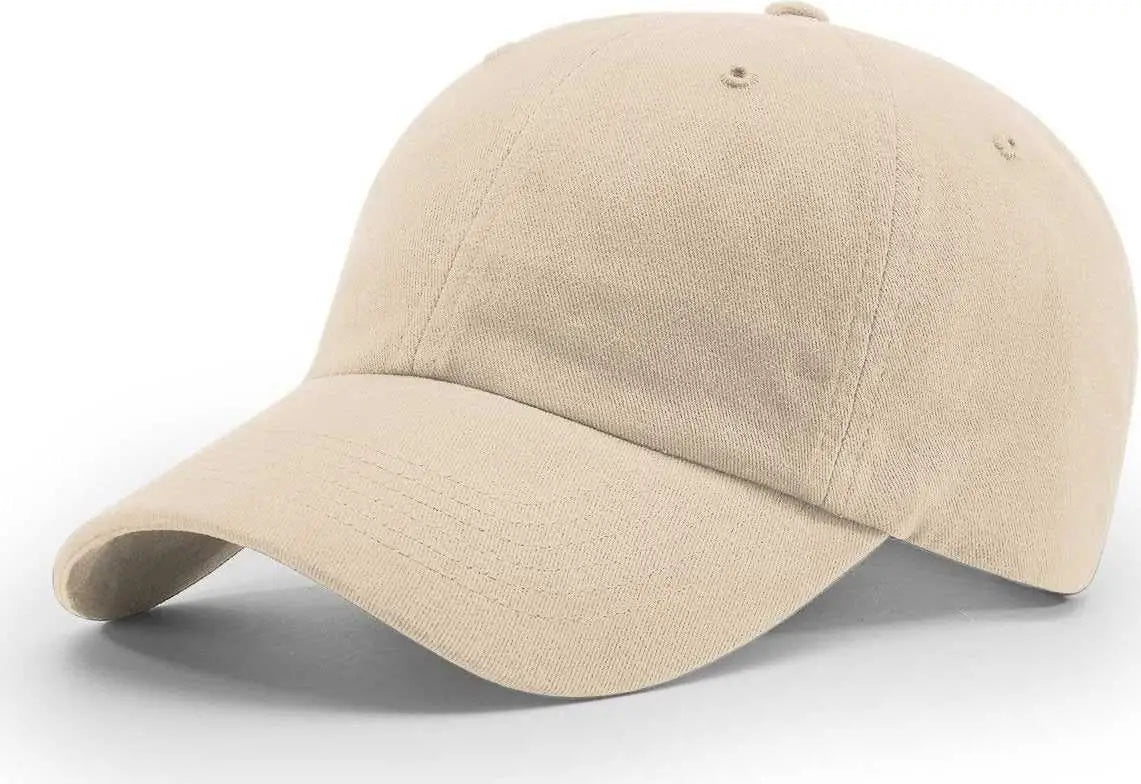 Richardson R55 Garment Washed Twill Caps - Stone - Ivory / OSFM