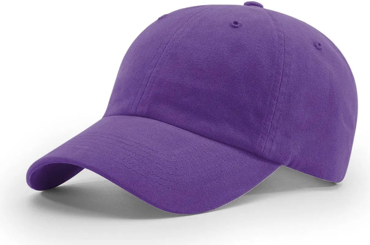 Richardson R55 R65 Garment Washed Twill Cap - Purple - Purple / OSFM