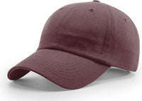 Richardson R65S Relaxed Twill Cap - Maroon - Maroon / OSFM