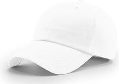 Richardson R65S Relaxed Twill Cap - White - White / OSFM